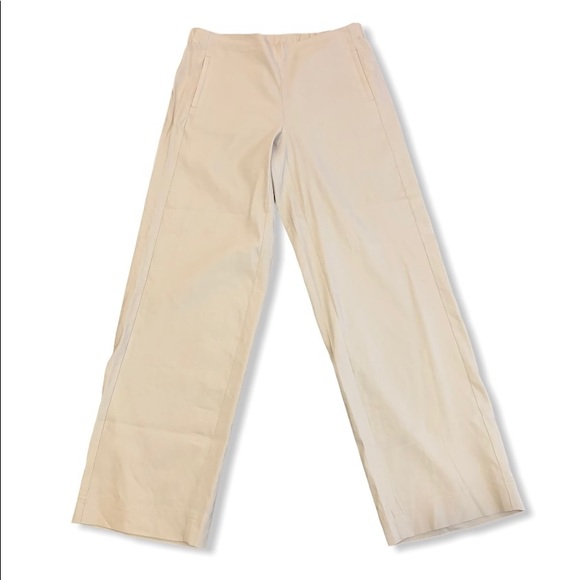 J. Jill Pants - J. JILL Linen Stretch Elastic Waist Wide Leg Pants